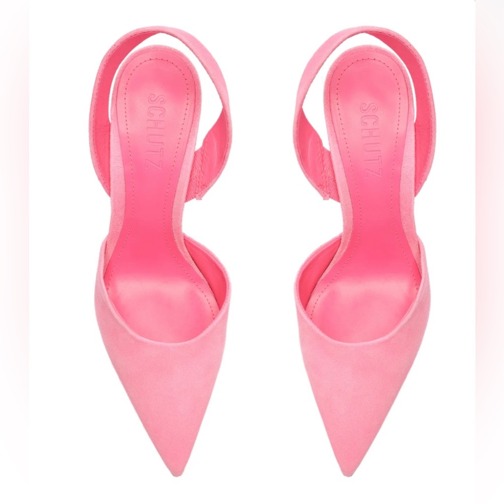 Lou Sling Suede Pump, brand new in box, Sz. 9.5, worn only once for 5 min